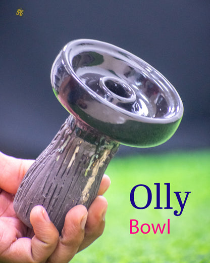 Olly Black Hookah Phunnel/Chillum - Premium Hookah Bowl