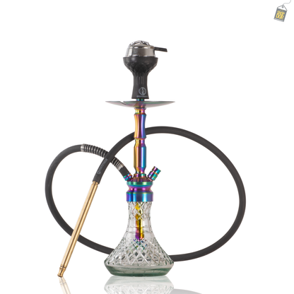 COCOYAYA Pedro Hookah with Bag - Rainbow