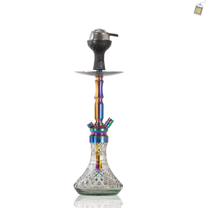 COCOYAYA Pedro Hookah with Bag - Rainbow