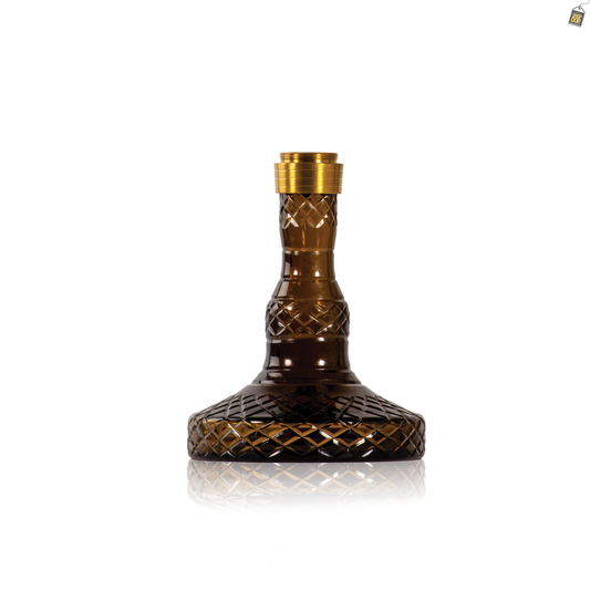 VG France Persian Carafe Hookah - Replacement Base Only (Golden Lock/ Brown Base)