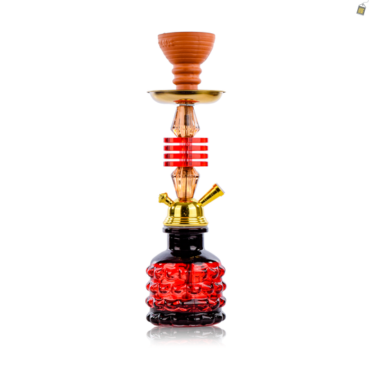 Pinetop Pumpkin Hookah - Red