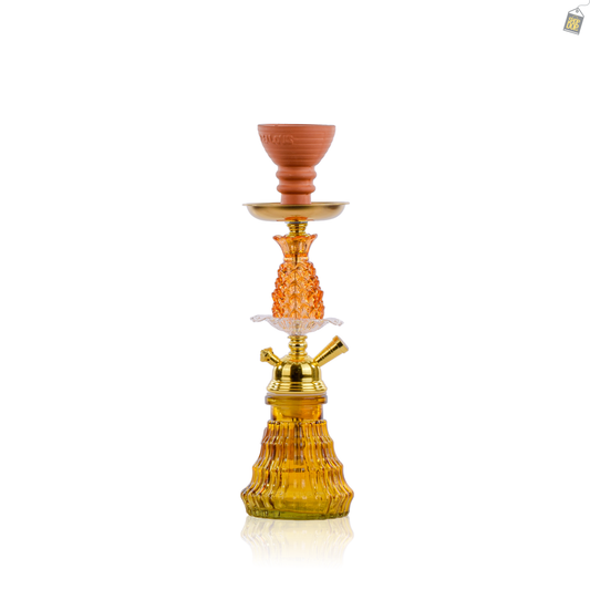 Pineroot Pumpkin Hookah - Brown