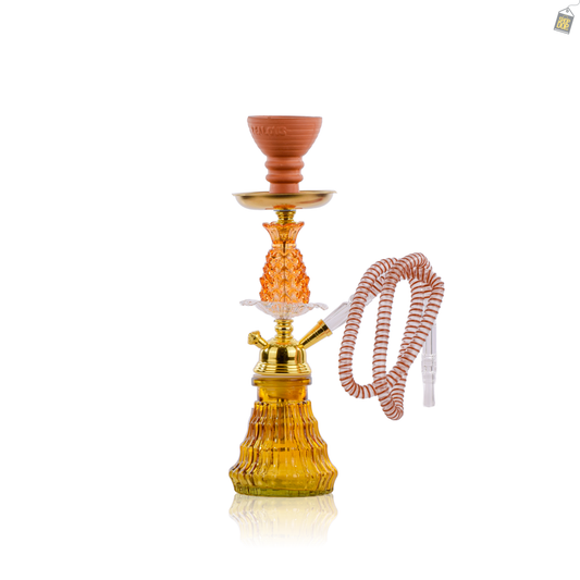 Pineroot Pumpkin Hookah - Brown