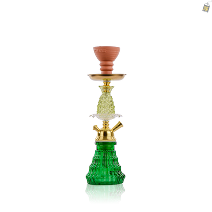 Pineroot Pumpkin Hookah - Green