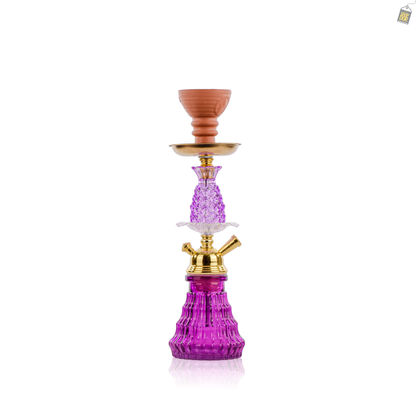 Pineroot Pumpkin Hookah - Purple