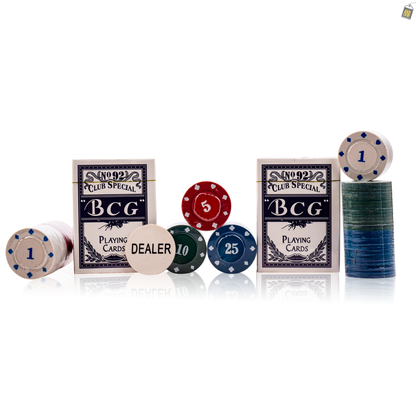 Poker Set 100 Chips with Metal Case