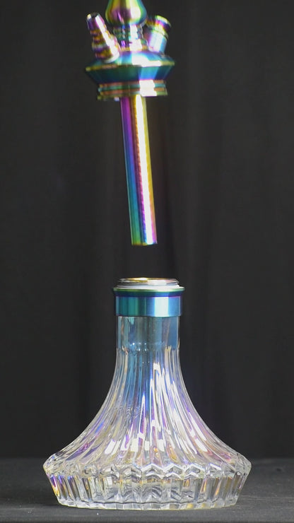 COCOYAYA Madrid Hookah - Rainbow (Transparent Base)