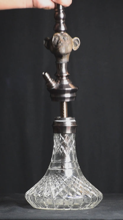 COCOYAYA Bonobo Hookah - Bronze / Transparent Base