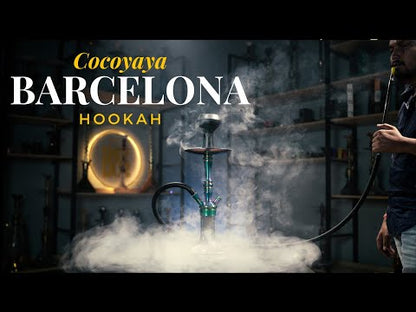 COCOYAYA Barcelona Hookah - Rainbow / Transparent Base