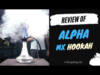 Alpha MX Hookah - Blue Stem (Transparent)