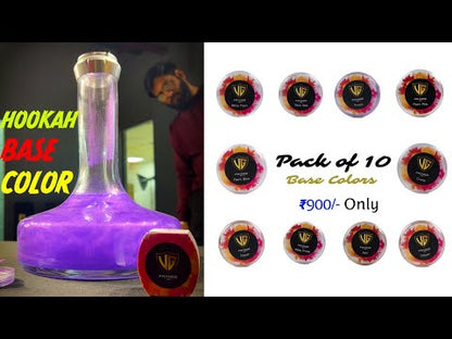 Pack of 10 - Drip Hookah Base Colors