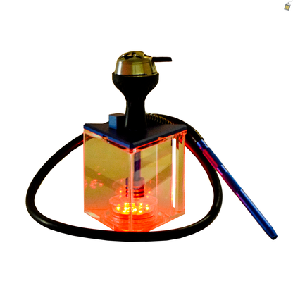 Acrylic Prism Hoob Hookah - Blue