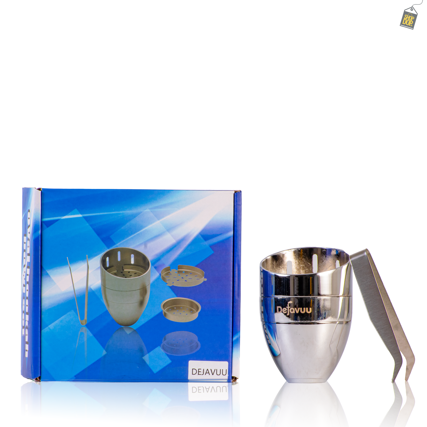 Alloy Metal Pull Drawer Hookah Chillum with Tray