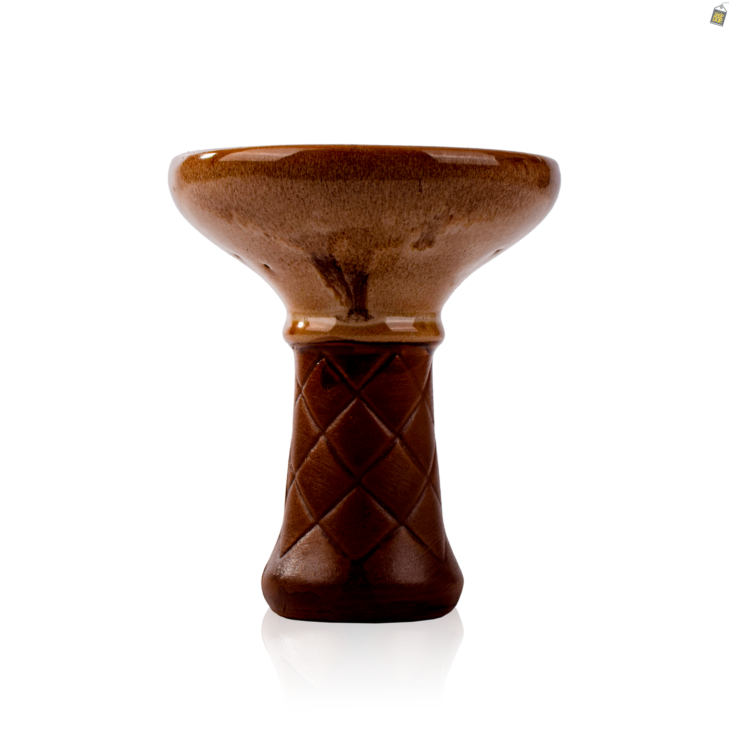 Rage Ceramic Hookah Phunnel Bowl - White