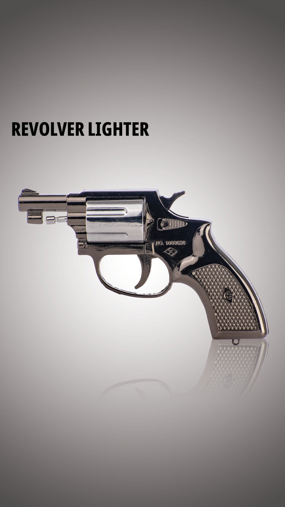 Revolver Lighter - Grey
