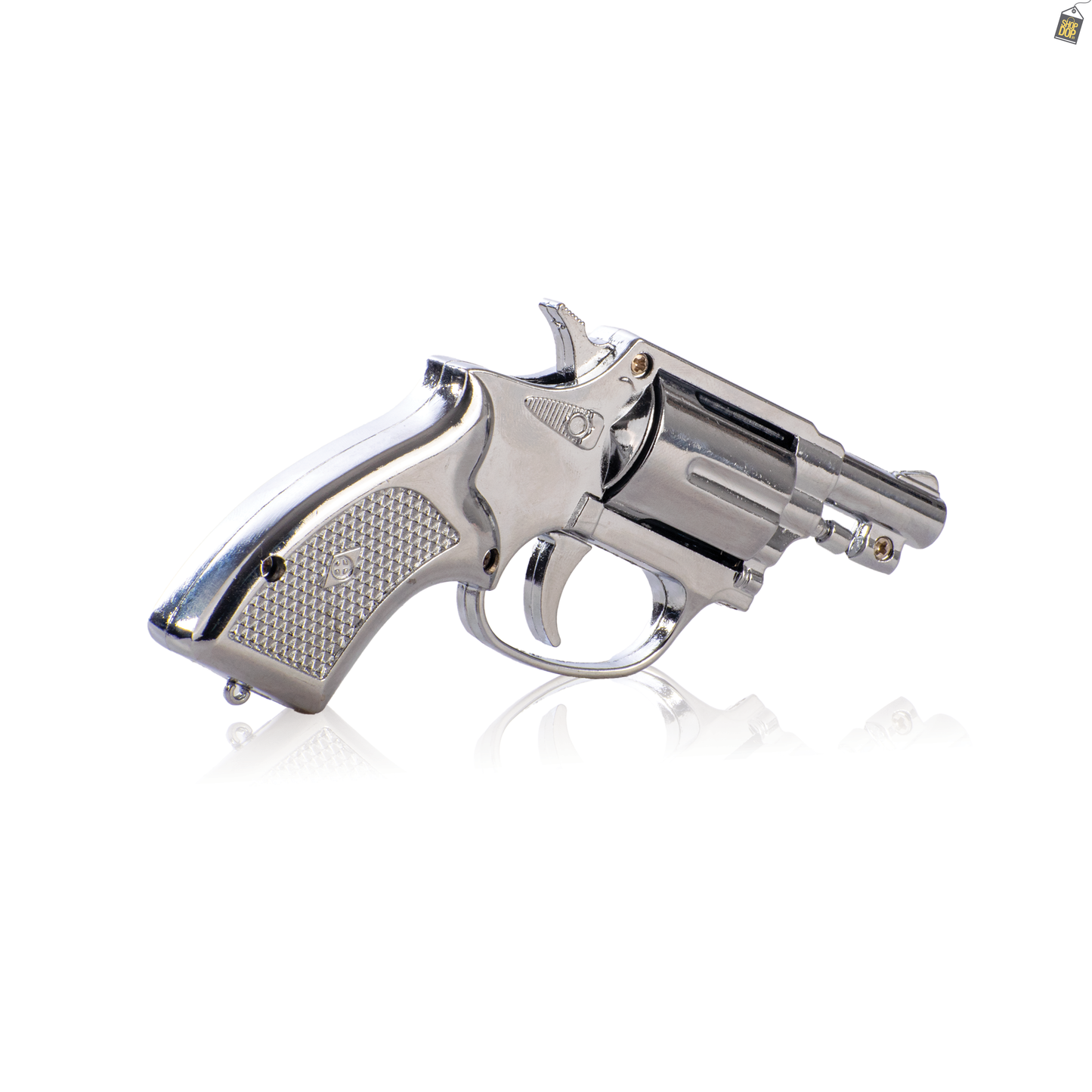 Revolver Lighter - Silver