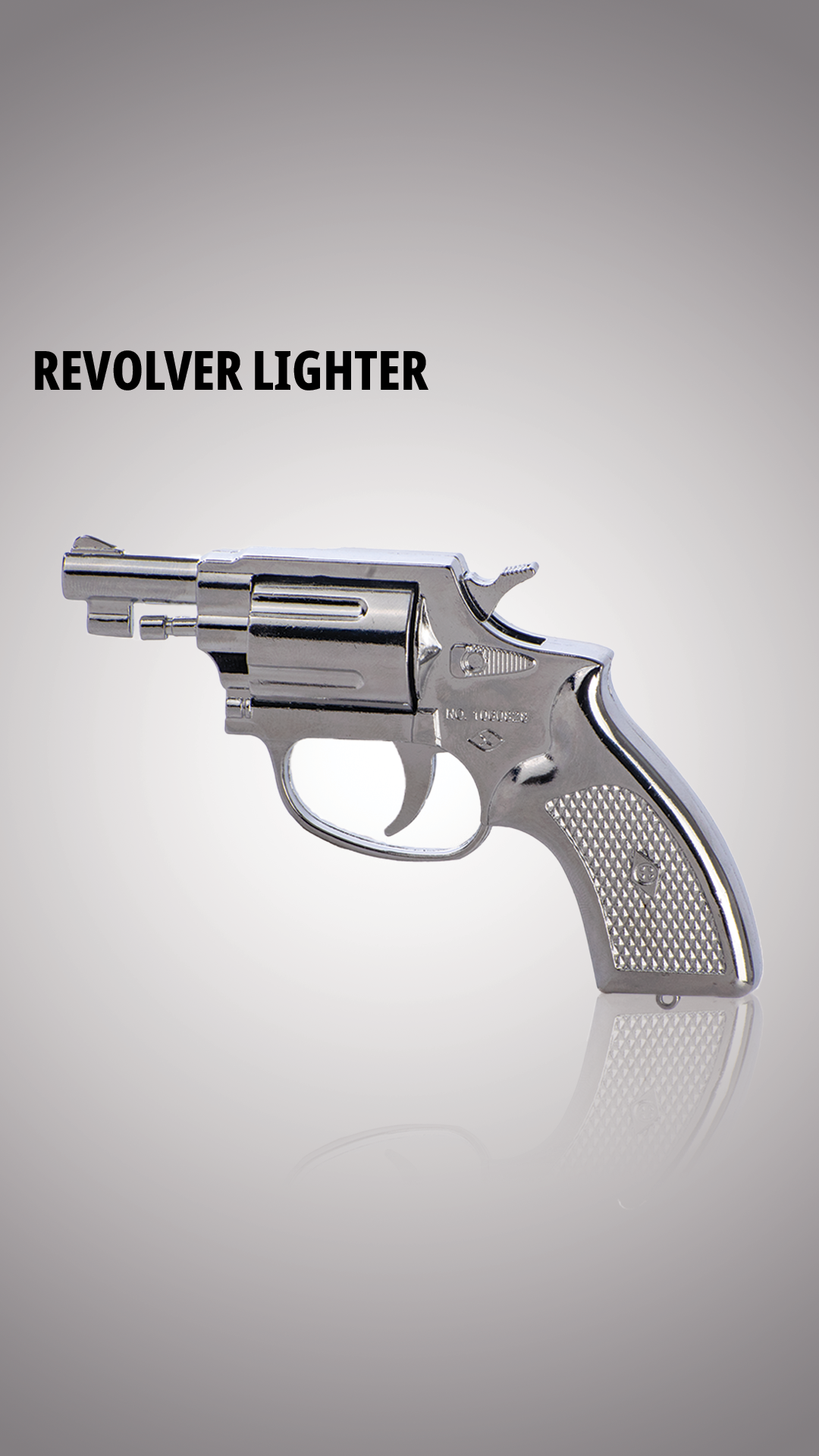 Revolver Lighter - Silver