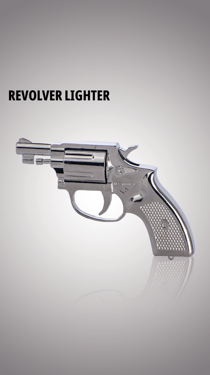 Revolver Lighter - Silver