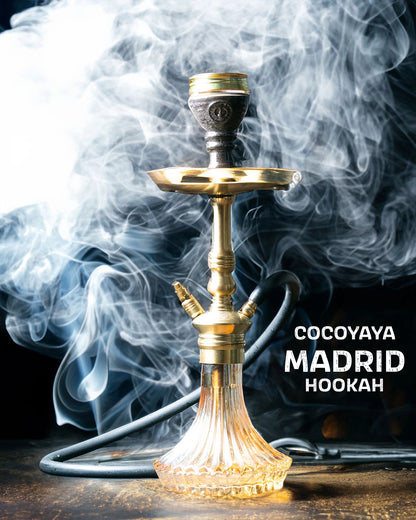 COCOYAYA Madrid Hookah - Golden (Gold Base)