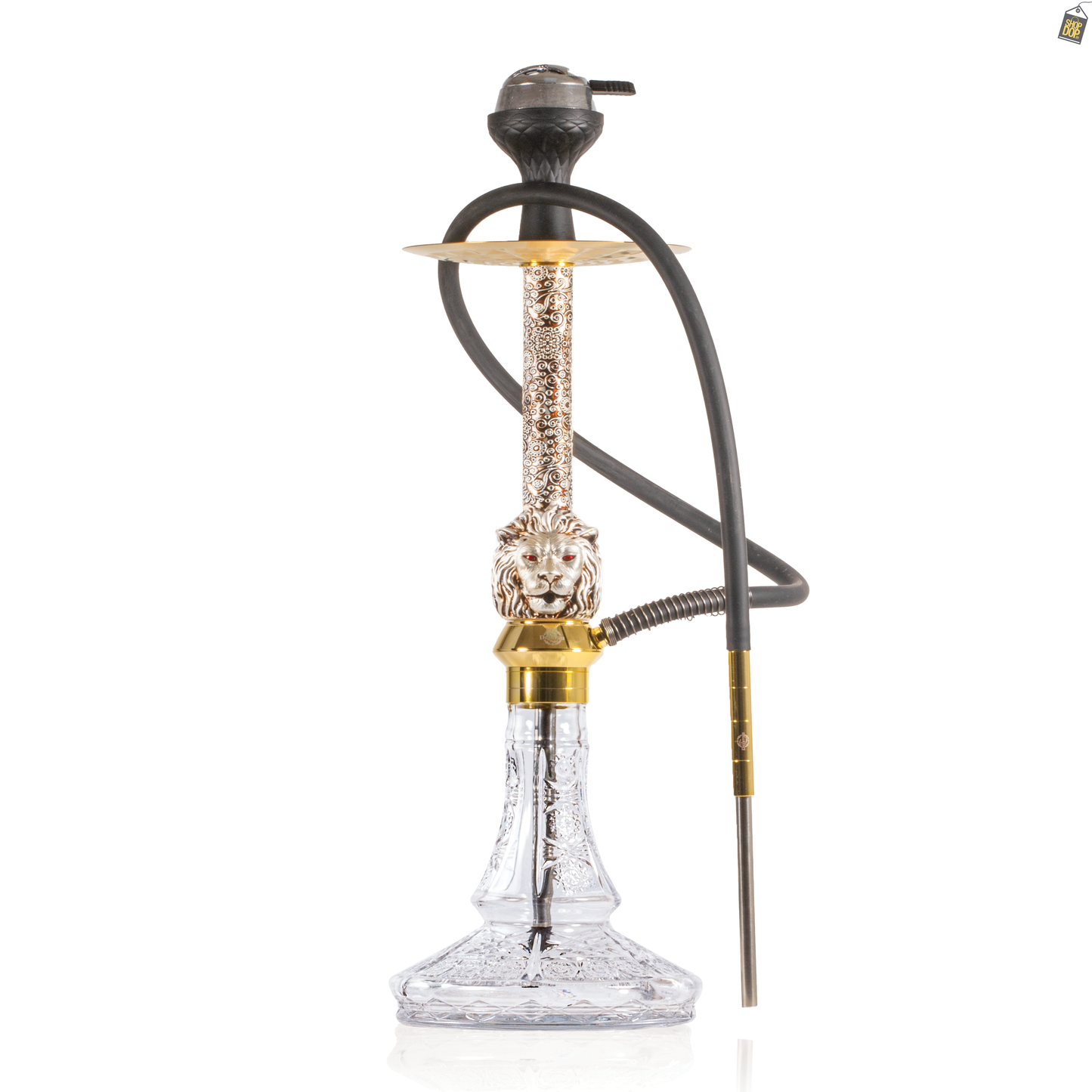 Roar X Function Hookah - Rusty Silver