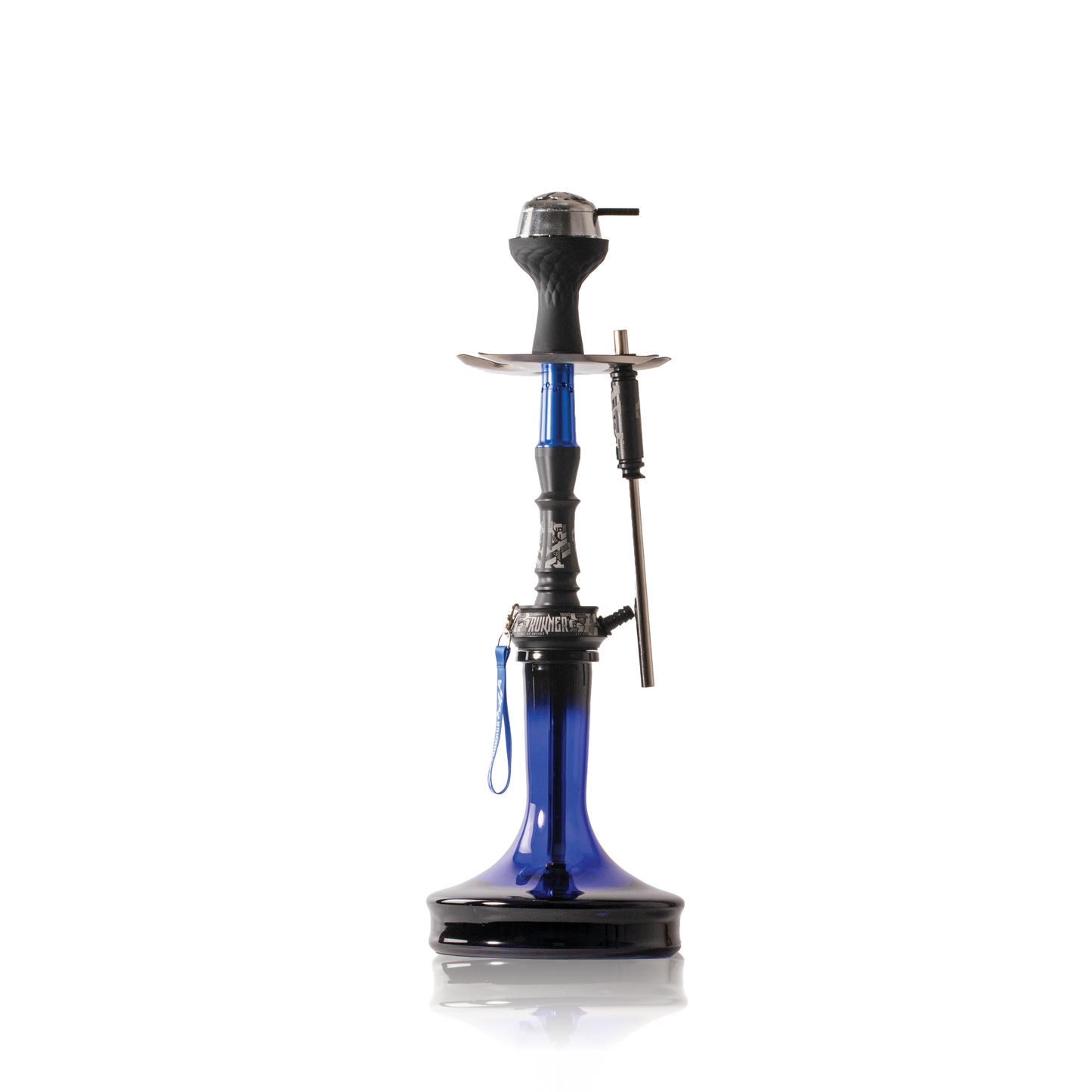 Runner Hookah - Blue Stem / Blue Base