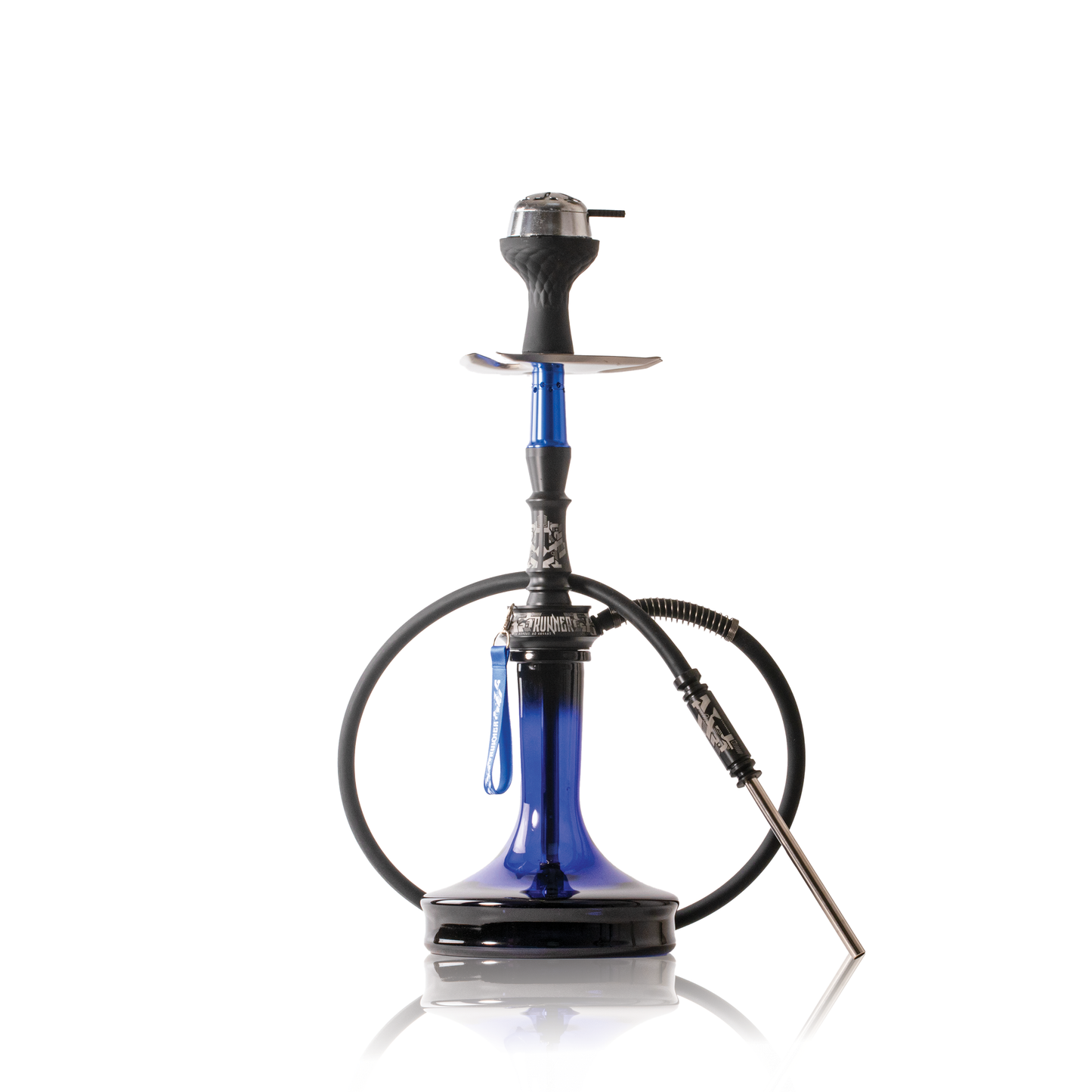 Runner Hookah - Blue Stem / Blue Base