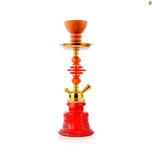Saturn Pumpkin Hookah - Red