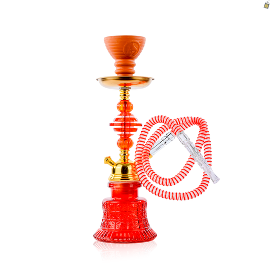 Saturn Pumpkin Hookah - Red
