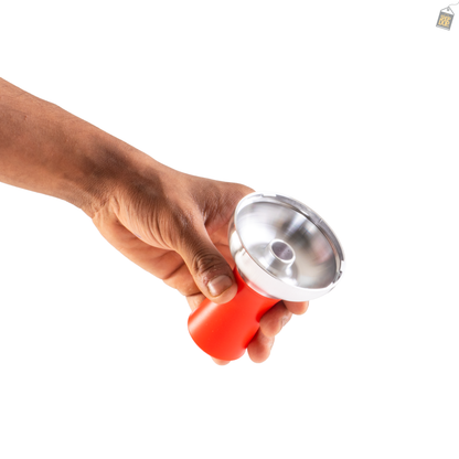 SB Chillum with Dot Design HMD for Hookah - Red