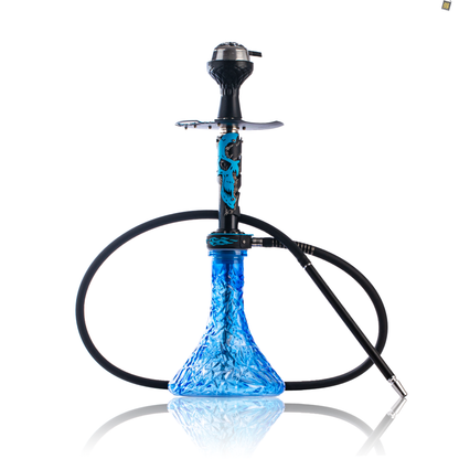 EL Bomber Skull Hookah - Blue