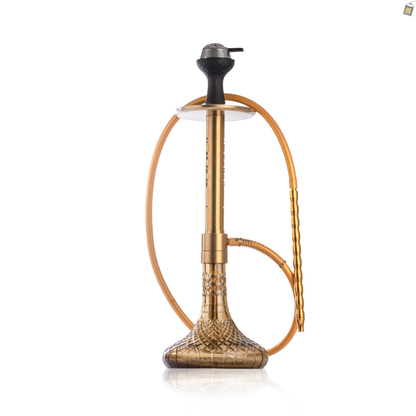 VG Sikander Hookah - Gold Stem / Bronze Base