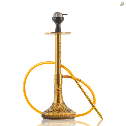 VG Sikander Hookah - Gold Stem / Grey Base