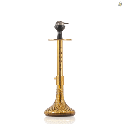 VG Sikander Hookah - Gold Stem / Grey Base