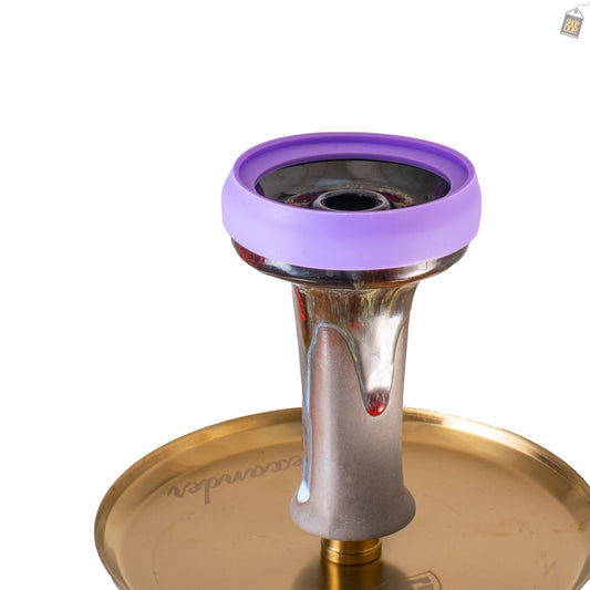 Silicone Grip for Hookah Chillum - Purple