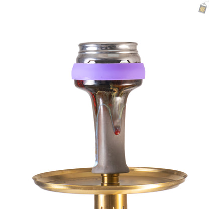 Silicone Grip for Hookah Chillum - Purple