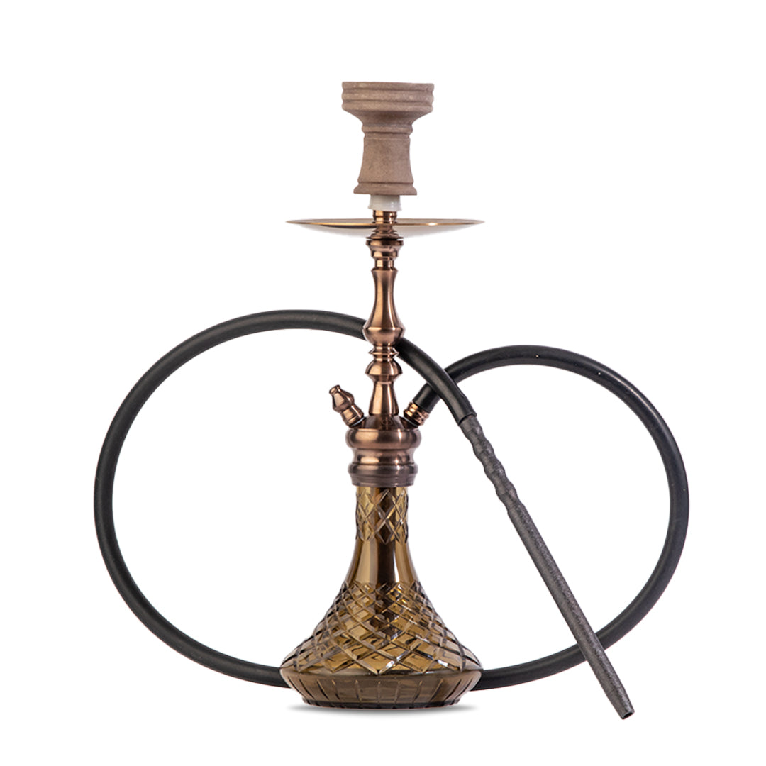 COCOYAYA Simba Hookah - Bronze Finish with Grey Base