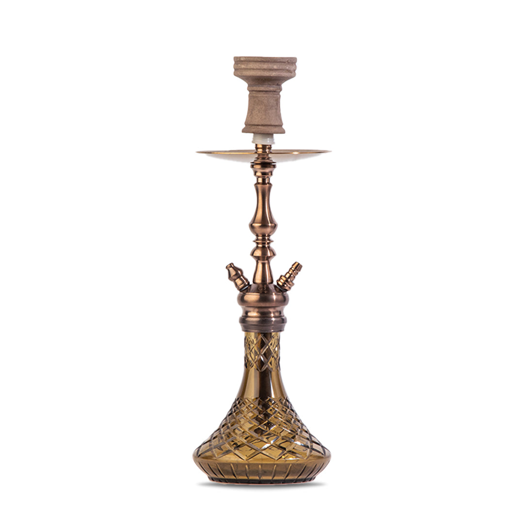 COCOYAYA Simba Hookah - Bronze Finish with Grey Base