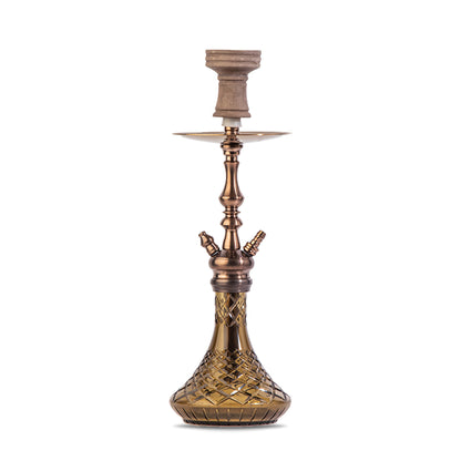 COCOYAYA Simba Hookah - Bronze Finish with Grey Base