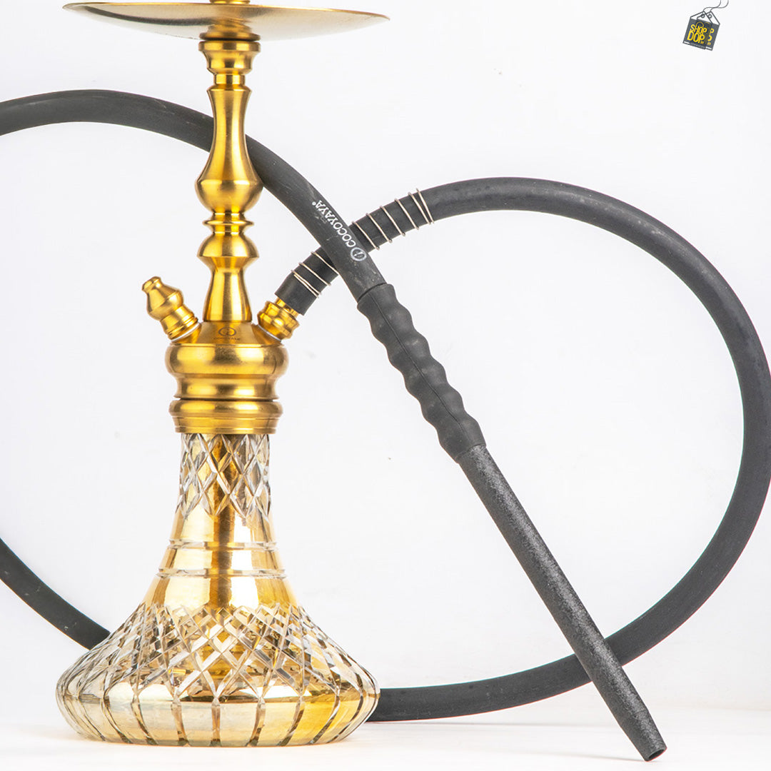 COCOYAYA Simba Hookah - Golden (Gold Base)