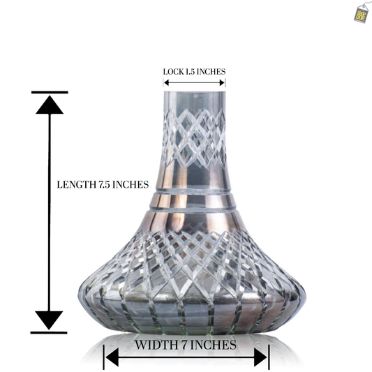केवल कोकोया सिम्बा हुक्का रिप्लेसमेंट बेस - ग्रे