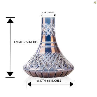 Simba Type Hookah Glass Base Only - Grey