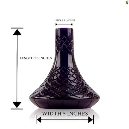 COCOYAYA Simba Hookah Replacement Base Only - Purple
