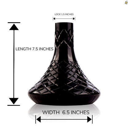 COCOYAYA Simba Hookah Replacement Base Only - Black