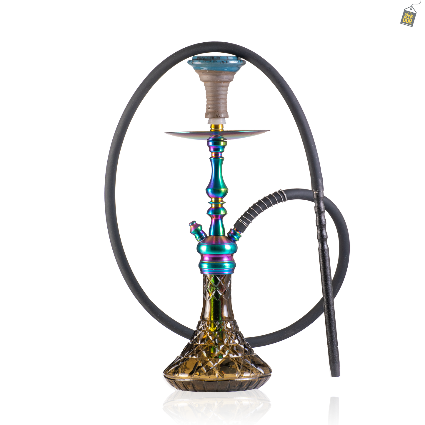 COCOYAYA Simba Hookah - Rainbow Stem / Grey Base