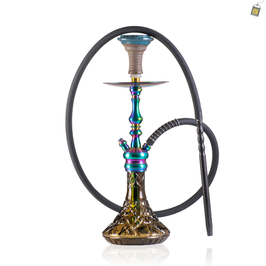 COCOYAYA Simba Hookah - Rainbow Stem / Grey Base