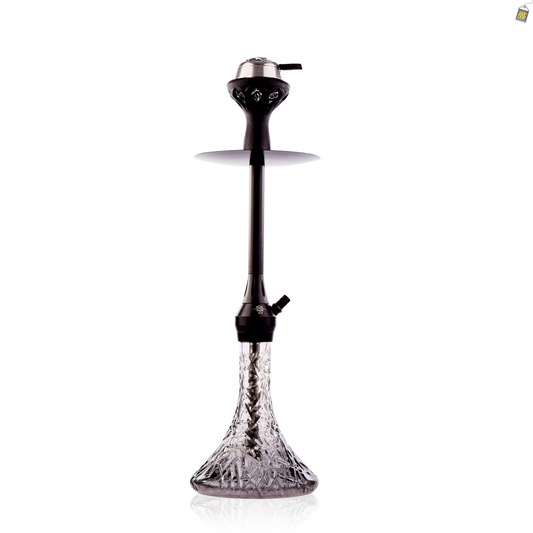 Smoke Rider Hookah with Bag - Black