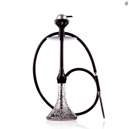 Smoke Rider Hookah with Bag - Black