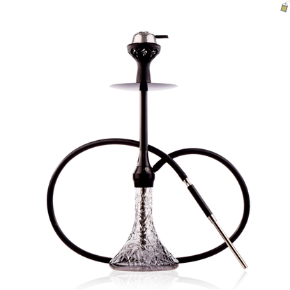 Smoke Rider Hookah with Bag - Black