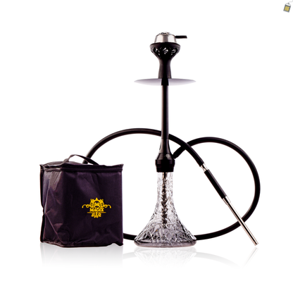Smoke Rider Hookah with Bag - Black