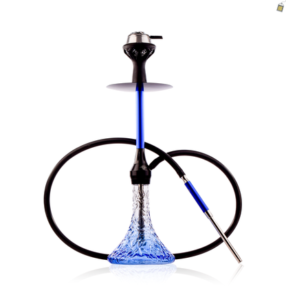 Smoke Rider Hookah with Bag - Blue